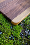 Perfect Walnut Cutting Board with Handle 16" x 10.5" x.75" with BONUS! 1oz Wood Butter Sample (Organic Lemon Essential Oil)